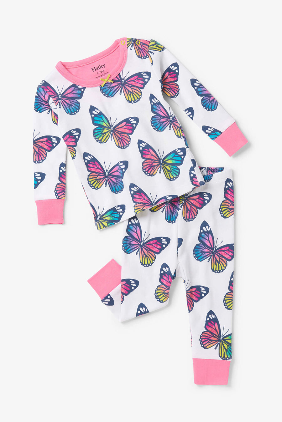 Girls Pajamas Hatley Spring Sky Butterfly Set Mini Ruby Girls Pajamas Hatley Spring Sky Butterfly Set Mini Ruby