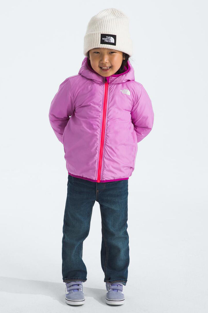 Girls Jacket North Face Reversible Thermoball Deep Mulberry reverse