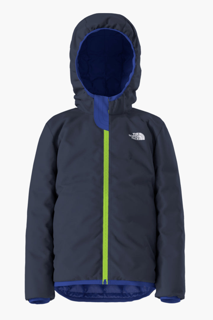 Boys Jacket North Face Reversible Thermoball TNF Blue