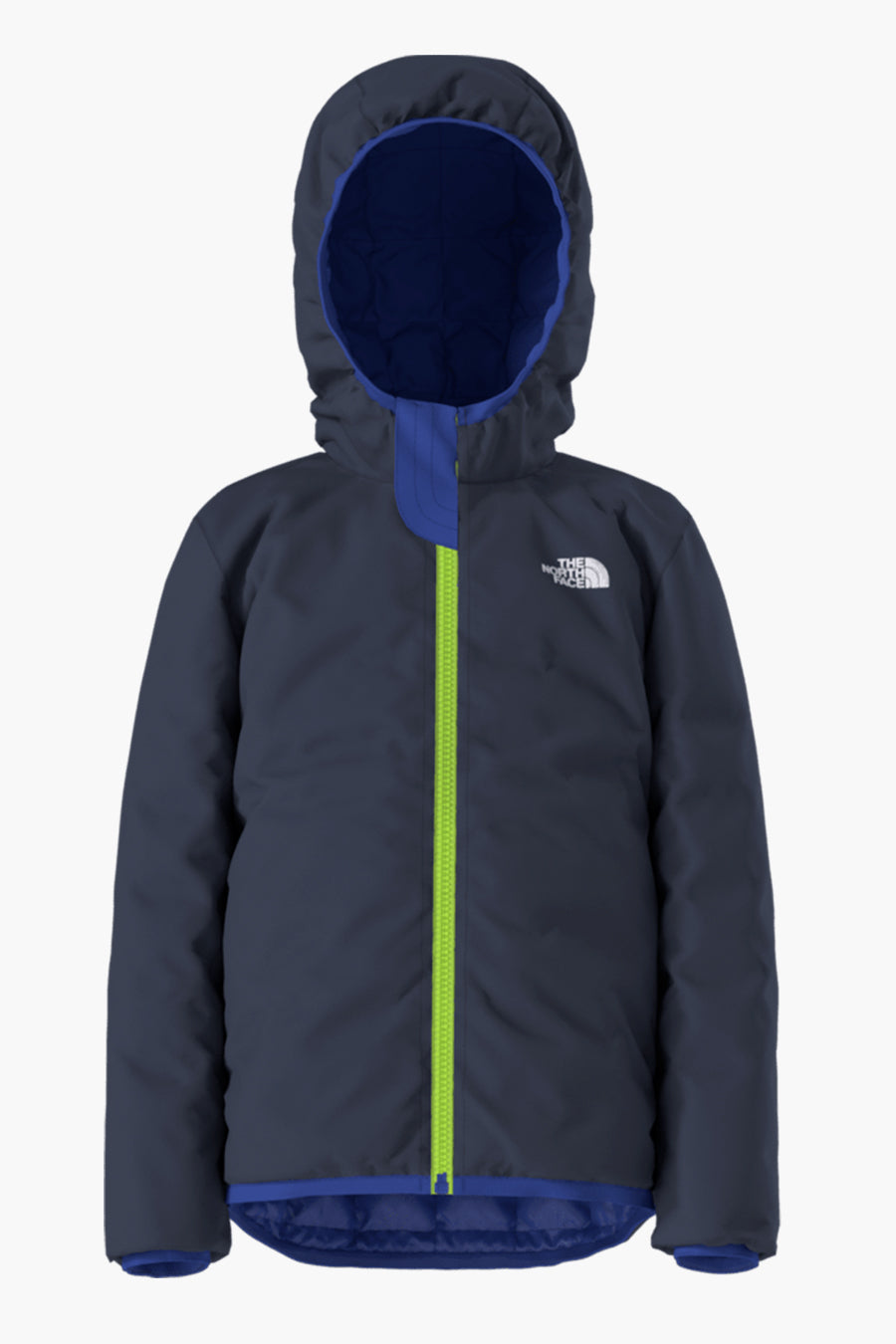 North face black and blue coat best sale