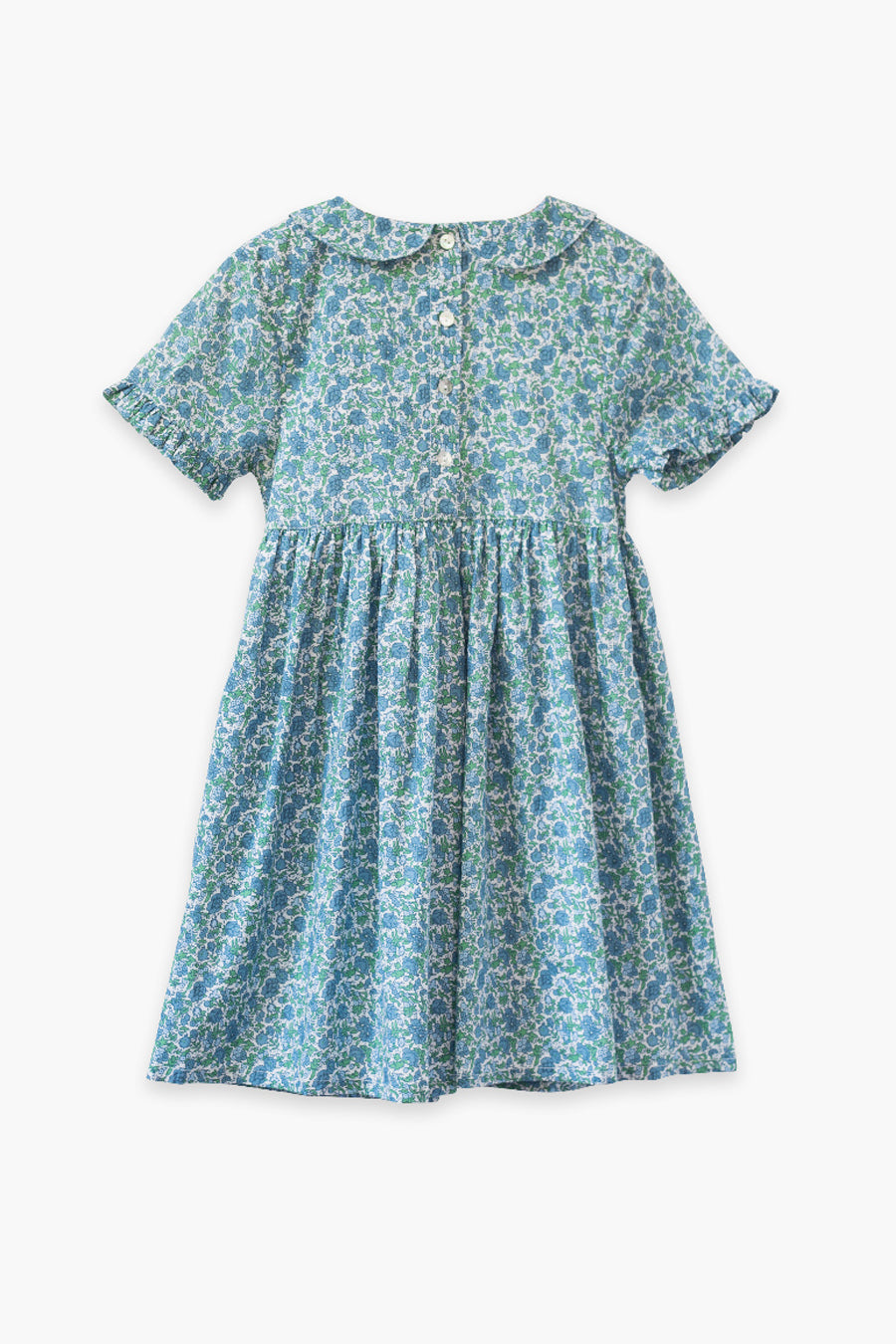 Girls Dress Beet World Briar back
