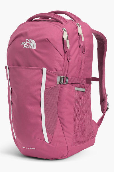 Kids Backpack North Face Pivoter - Red Violet side