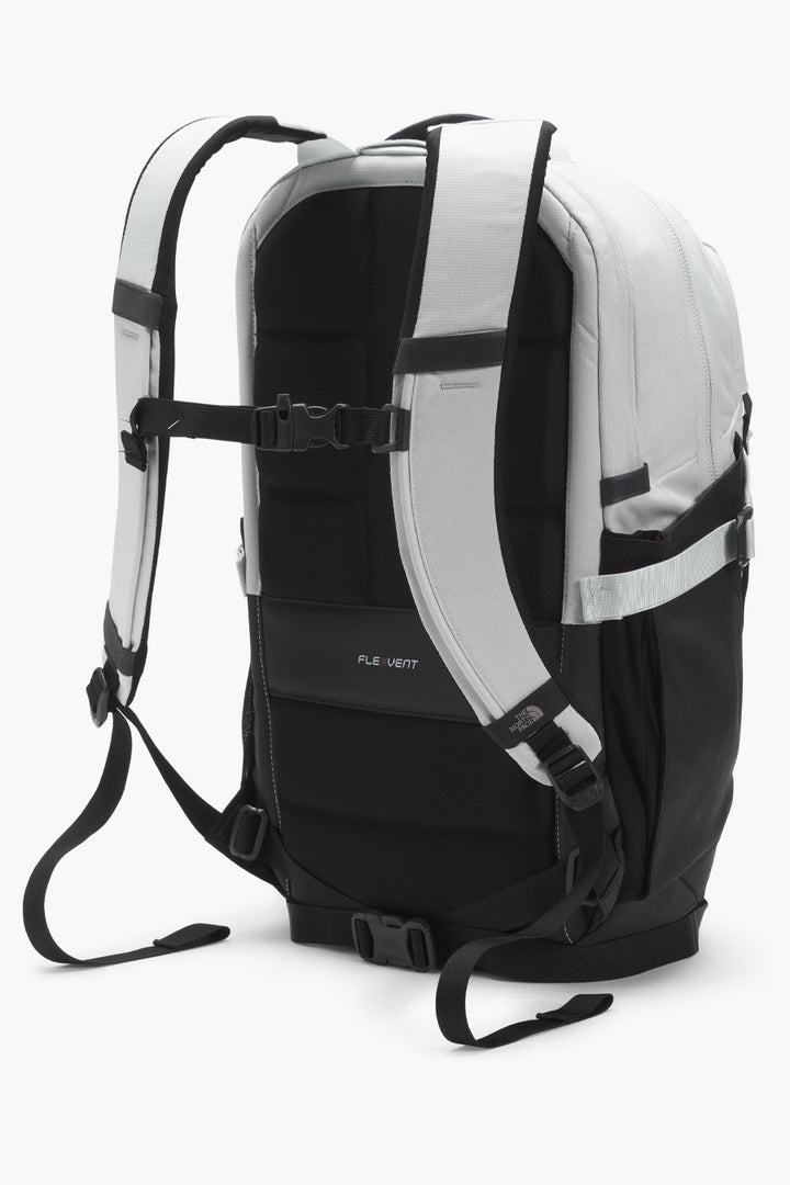 gray north face backpack The North Face Recon Backpack: Tin Grey Dark Heather/Asphalt Grey/Black