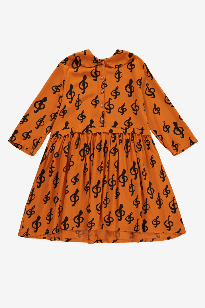 Beau Loves Collar Dress - Orange