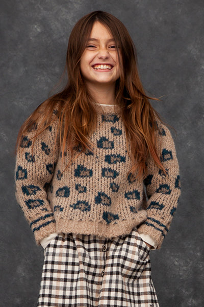 Girls Sweater Tocoto Vintage Knit Animal