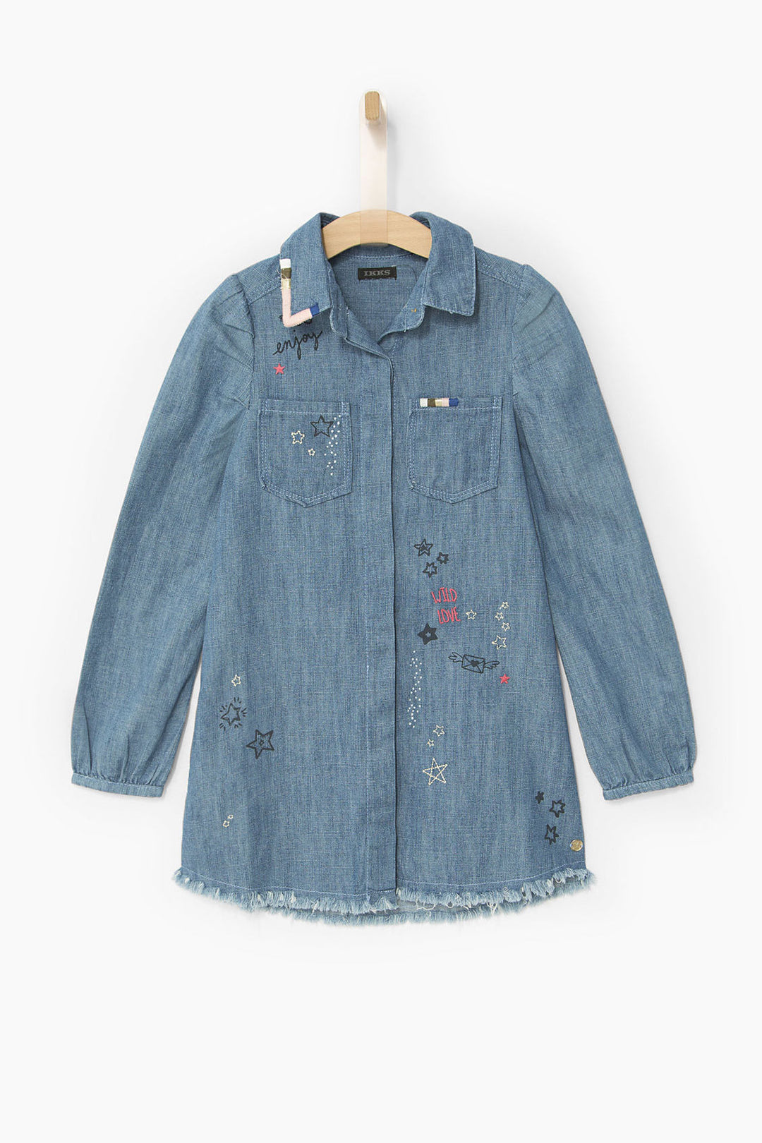 IKKS Blue Denim Girls Dress – Mini Ruby