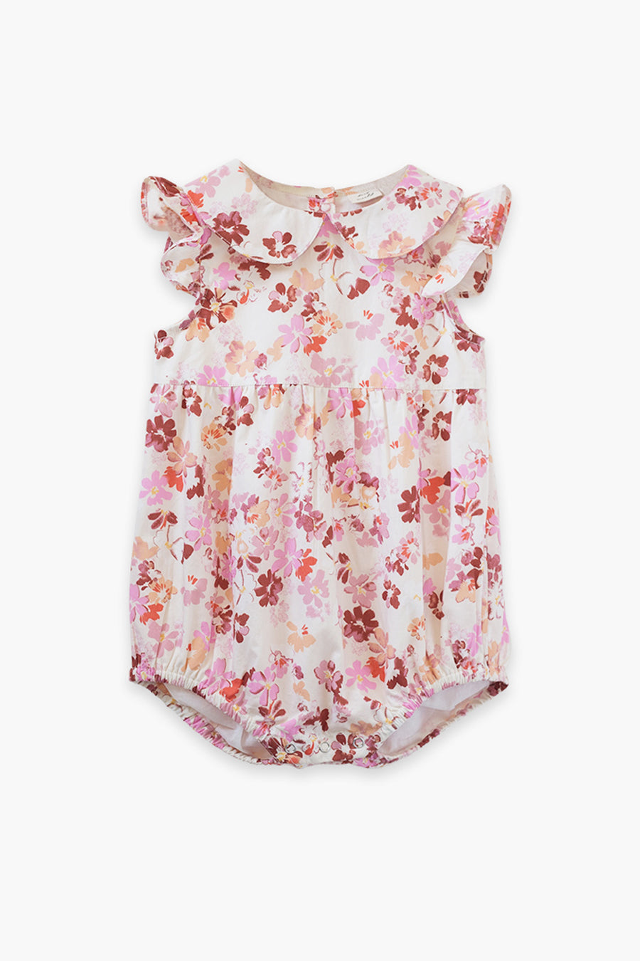 Baby Girl Rompers Beet World Bubble Summer Bloom