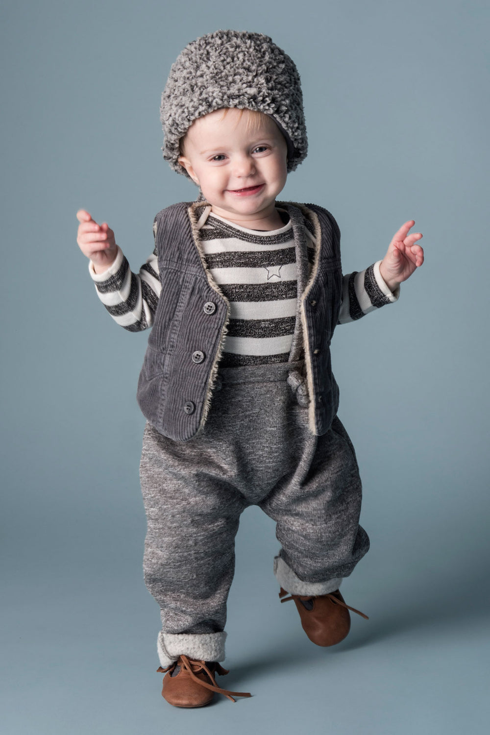Baby Onesie Tocoto Vintage Striped 