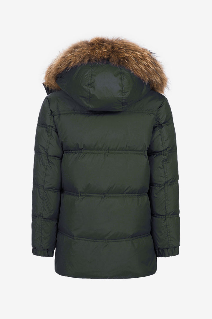 Boys green shops parka