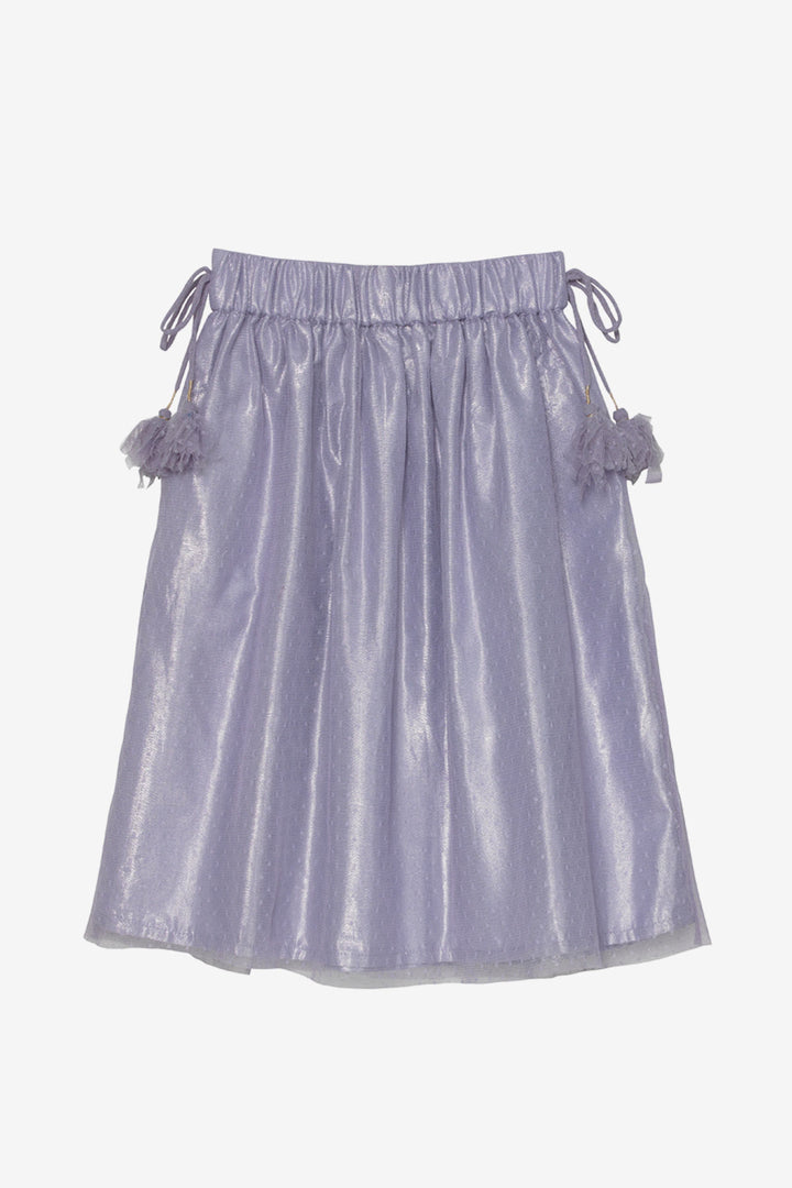 Velveteen Violet Midi Skirt