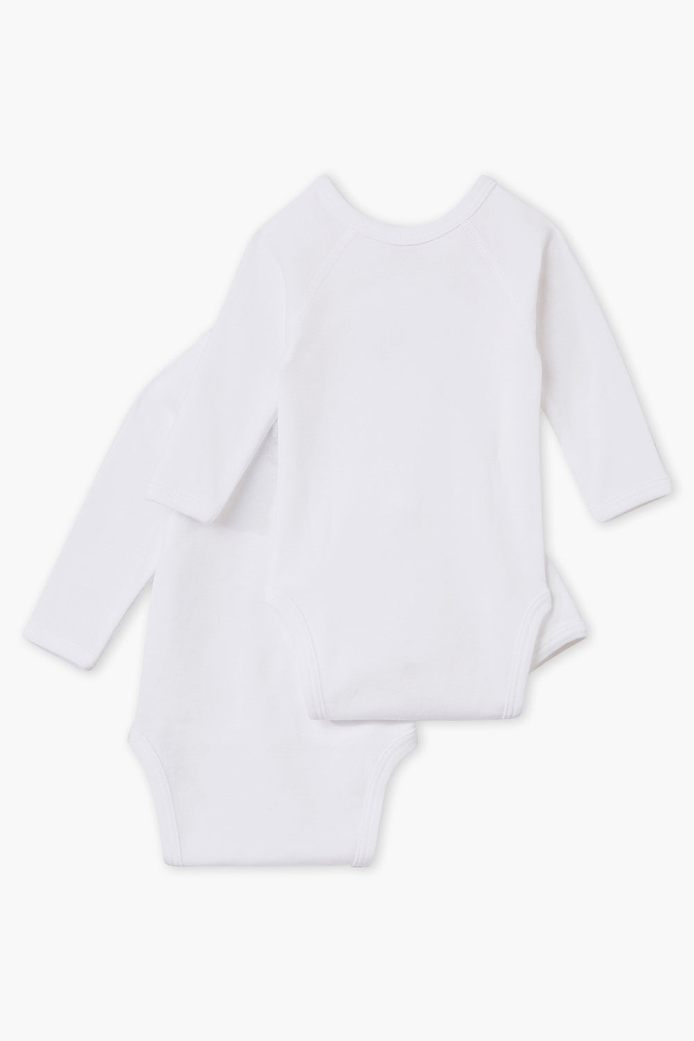 Baby Onesie Petit Bateau 2-Pack Kimono 
