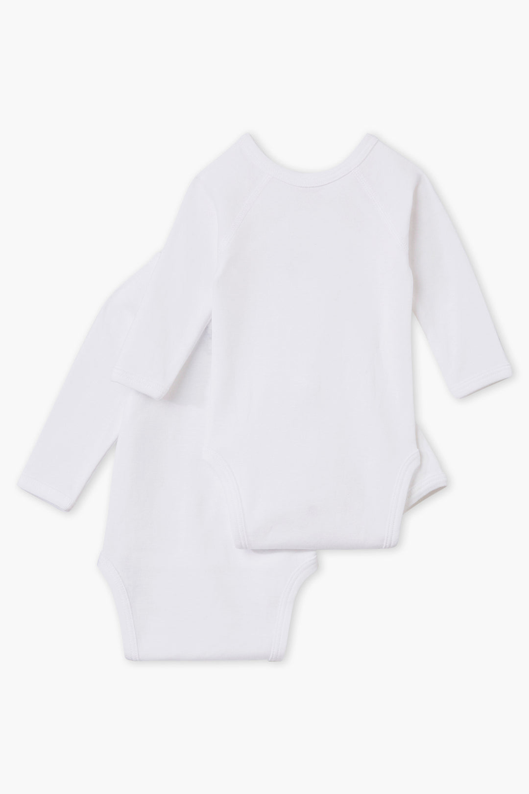 Baby Onesie Petit Bateau 2-Pack Kimono 