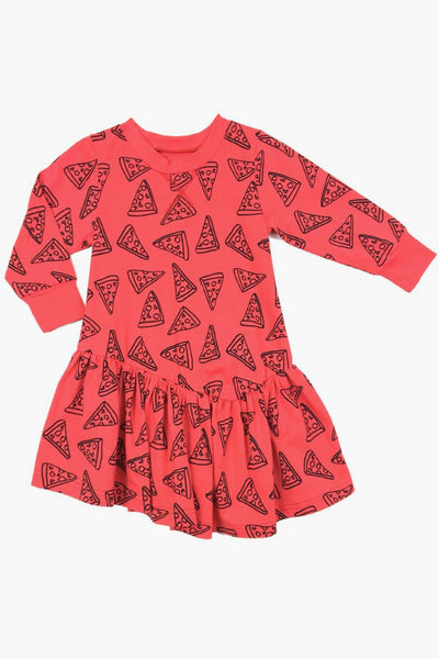 Peas and Queues Avery Girls Dress  - Sauce