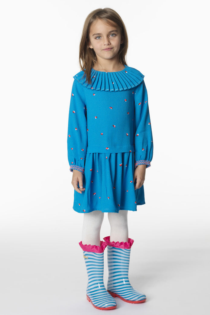 Billieblush Pleated Crepe Dress
