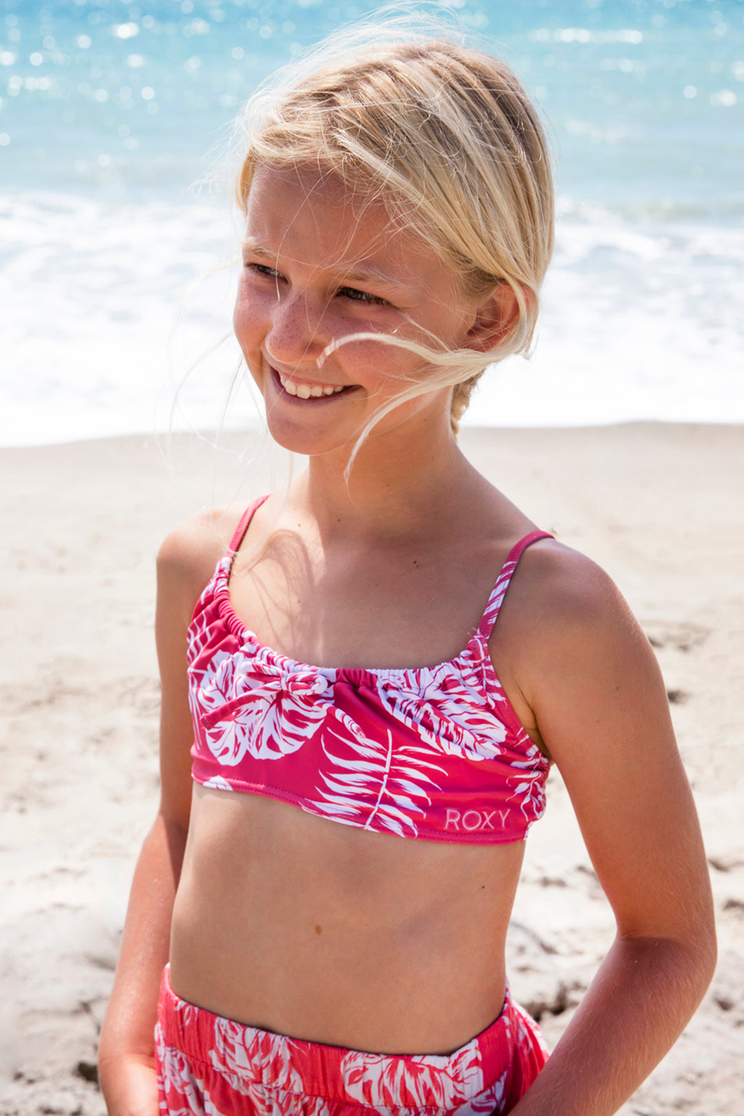 Girls Swimsuit Roxy California Friends – Mini Ruby