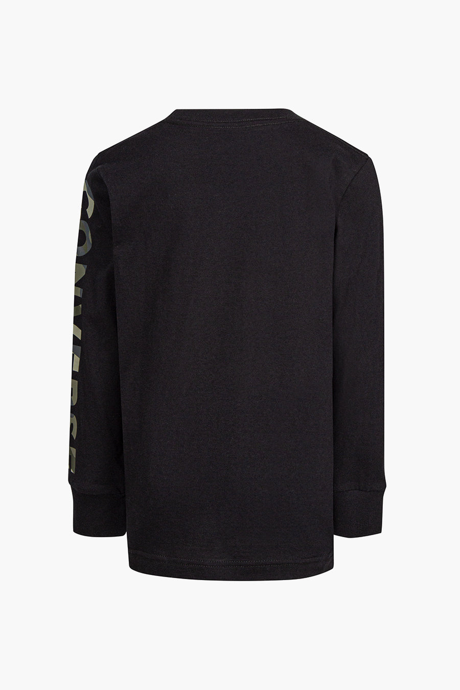 Converse Kids Camo Long Sleeve T-Shirt - Black