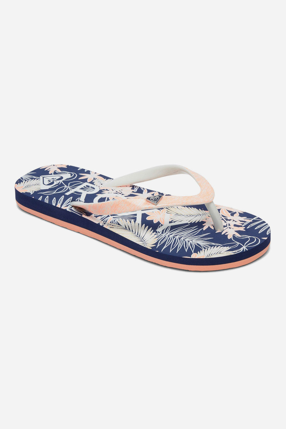 Roxy Blue Pebbles Flip Flops