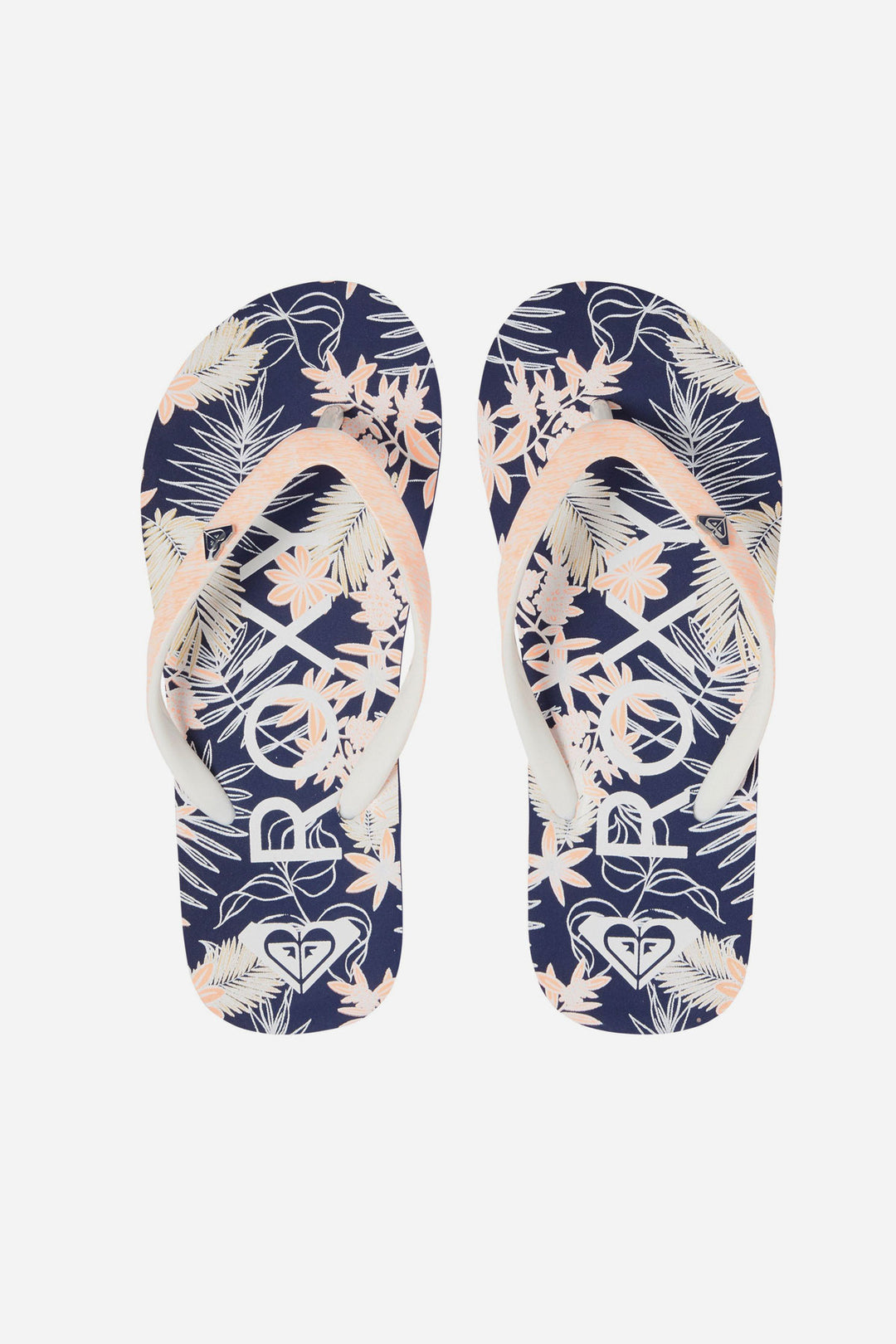 Roxy Blue Pebbles Flip Flops
