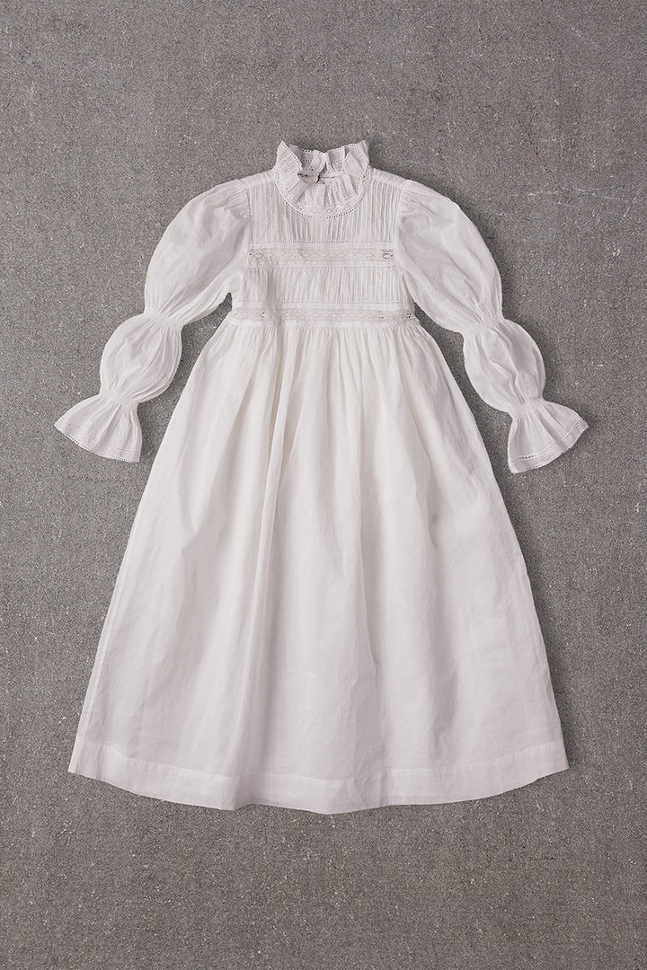 Flower Girls Dress Nellystella Genevieve Bright White zoom