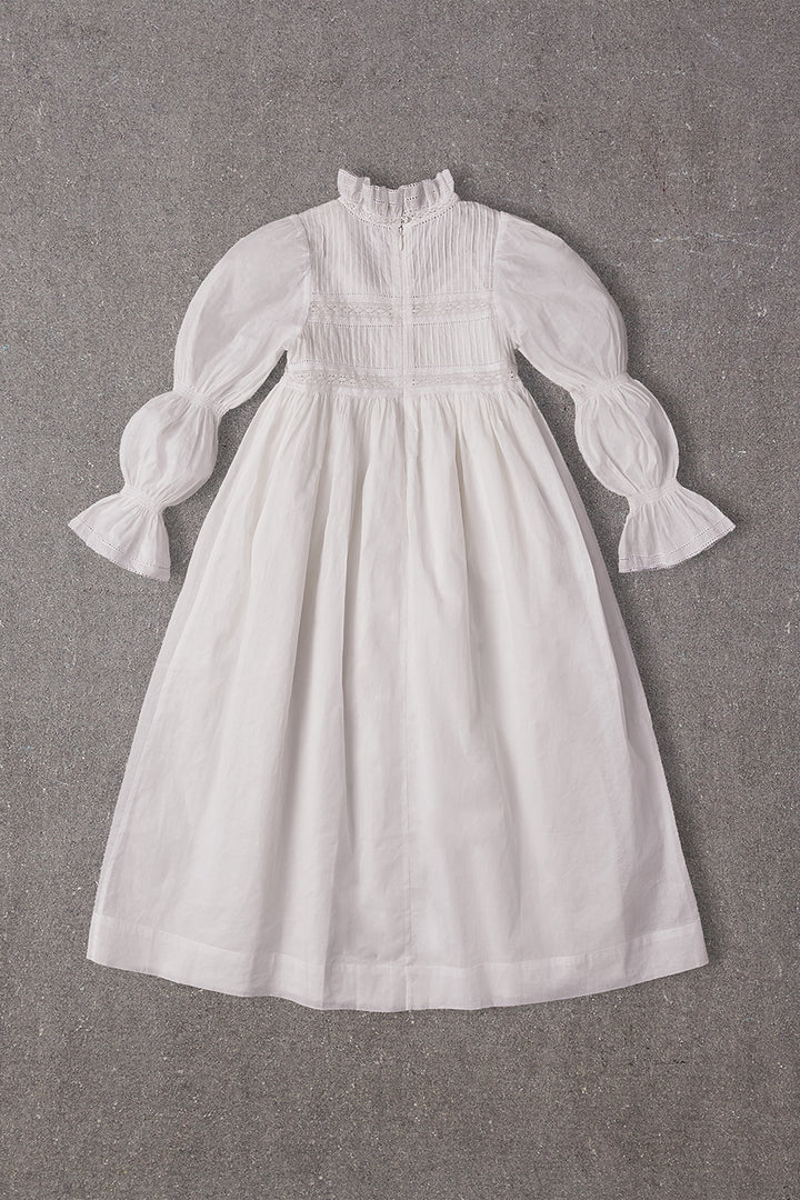 Flower Girls Dress Nellystella Genevieve Bright White close