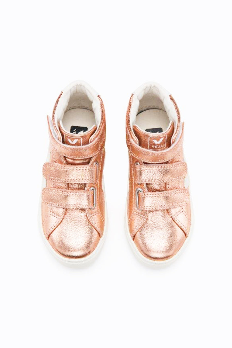 Veja Esplar High Top Kids Shoes- Nacre Pierre