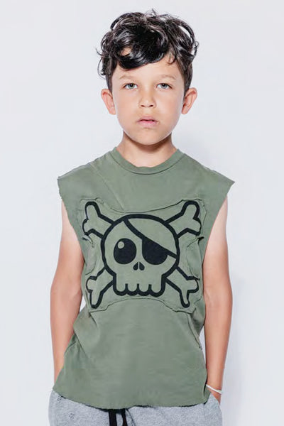 Nununu Skull Kids Tank Shirt