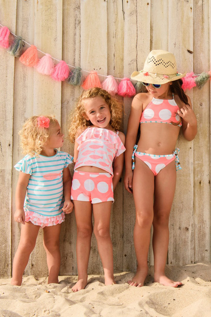 Kids Swimsuit Tropical Fish Tankini