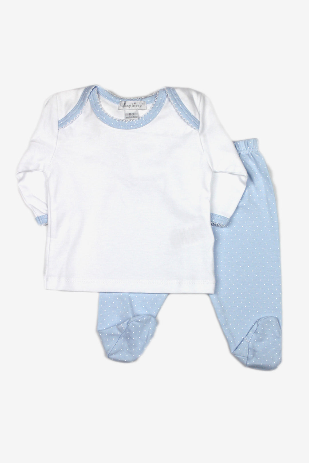 Blue Footed Pants Set