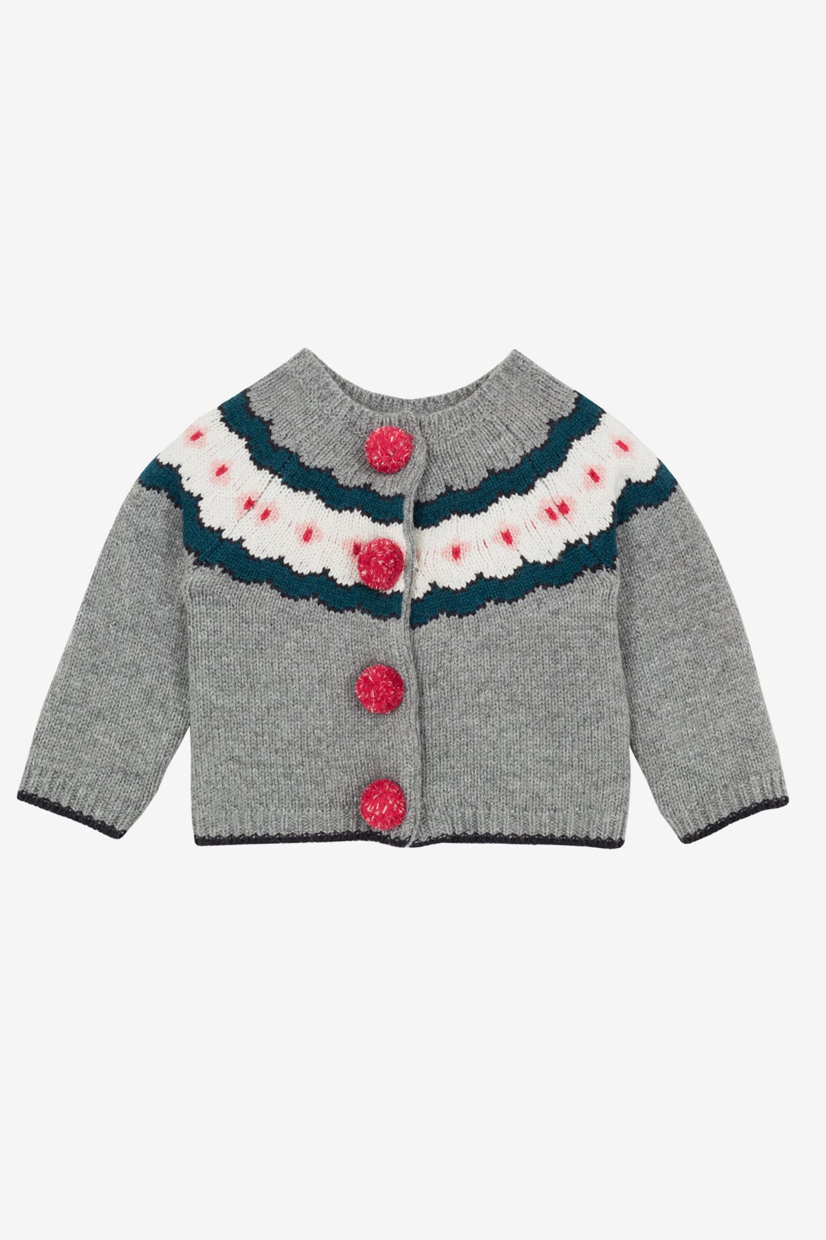 Jean Bourget Baby Knit Sweater – Mini Ruby