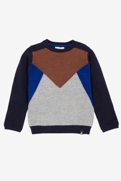 Jean Bourget Boys Colorblock Sweater
