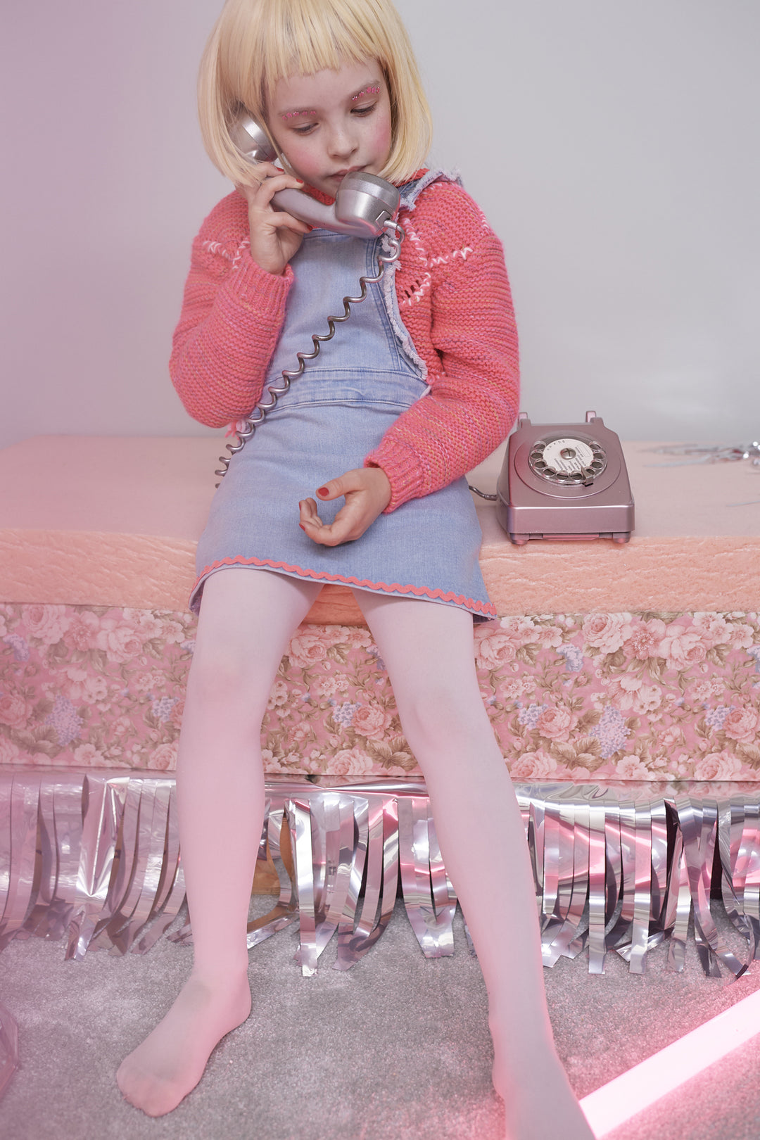 Billieblush Overall Denim Dress