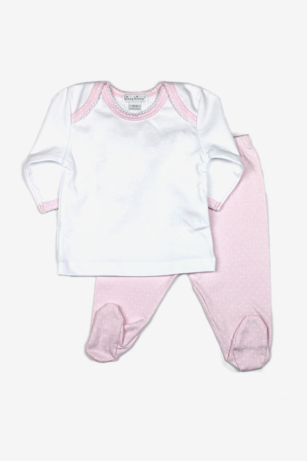 Pink Footed Pants Set