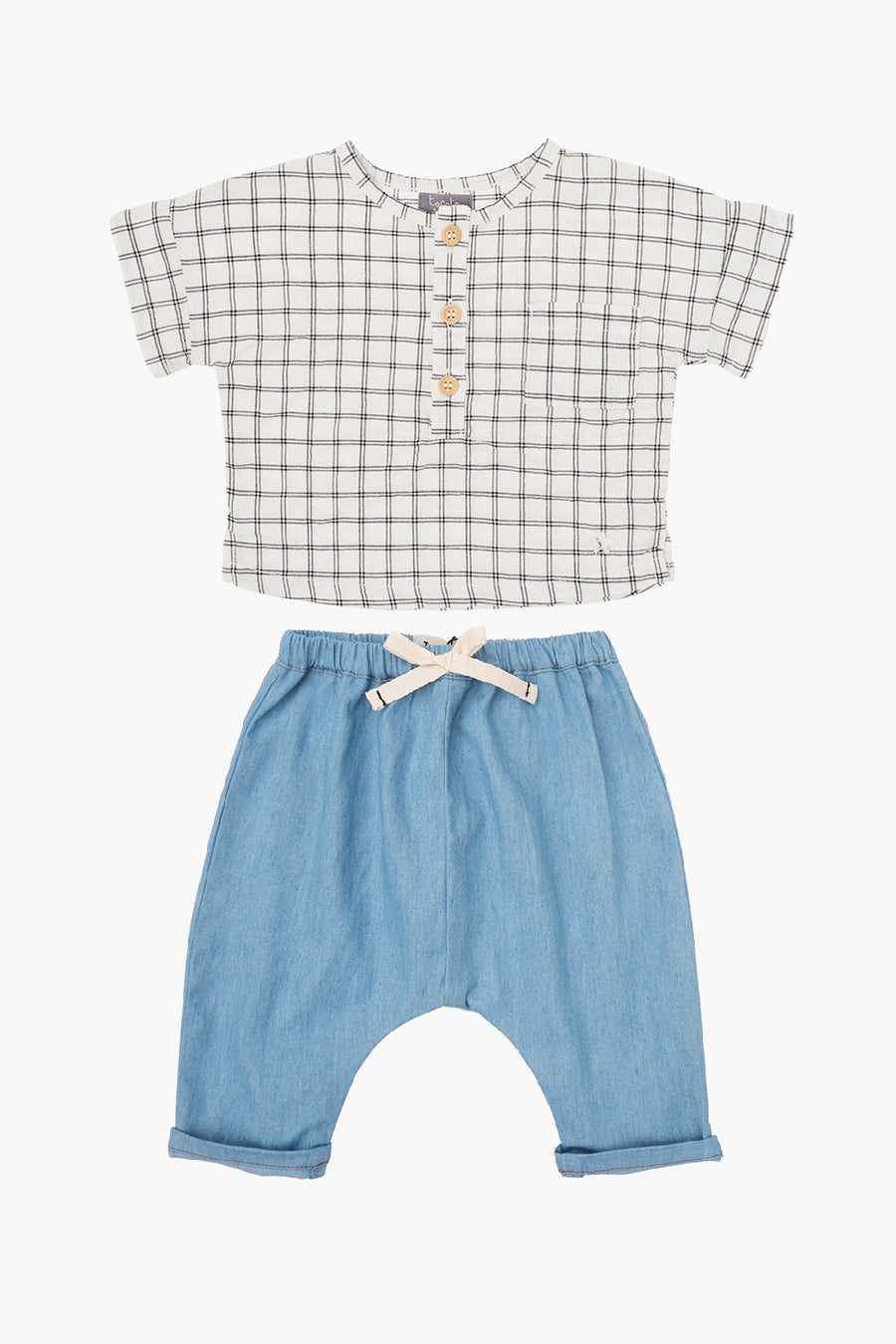 Baby Pants Tocoto Vintage Chambray