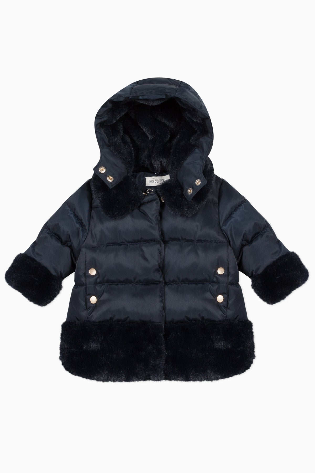 Jean Bourget Marine Blue Baby Girls Coat – Mini Ruby
