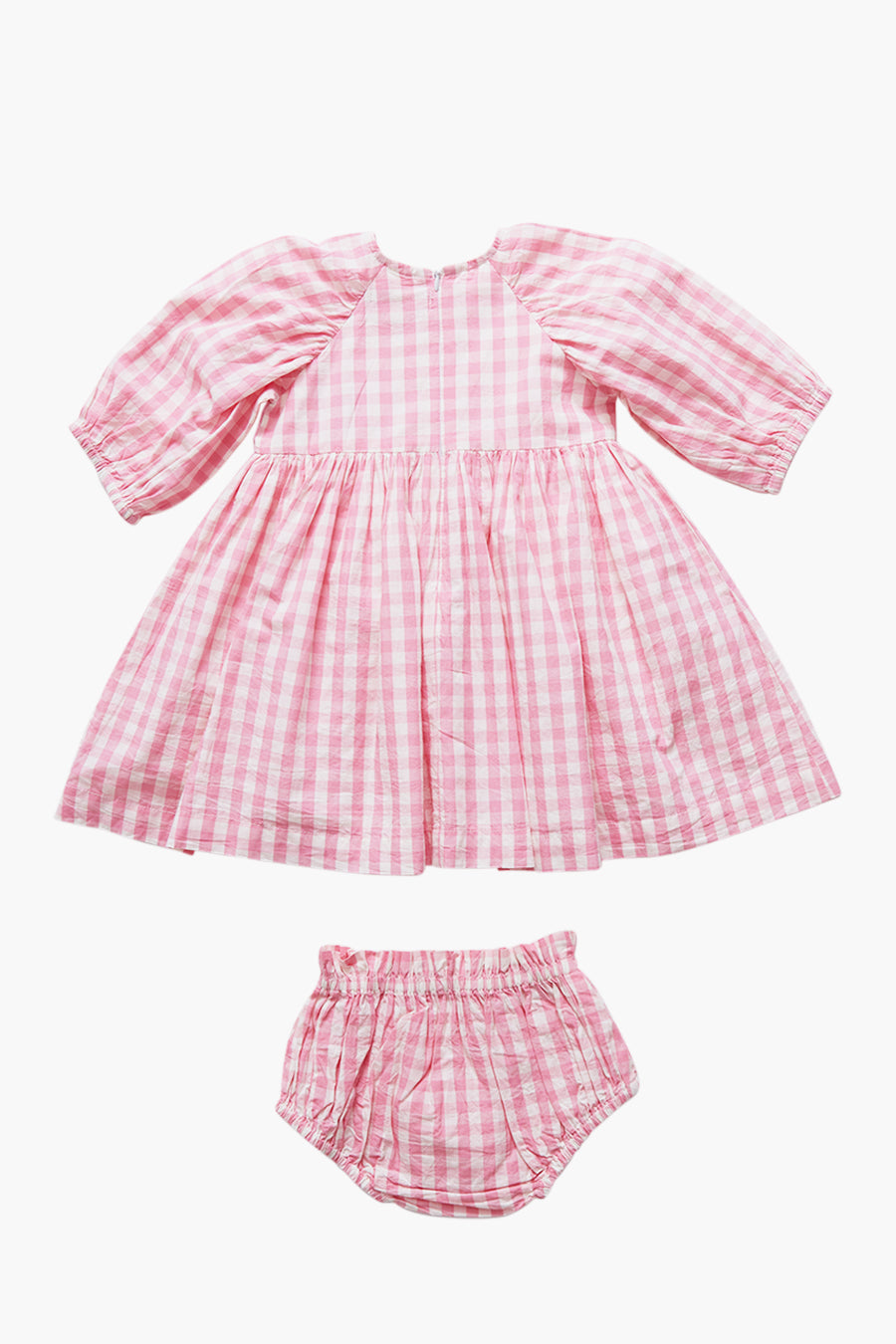Baby Girls Dress Pink Chicken Danielle Set back
