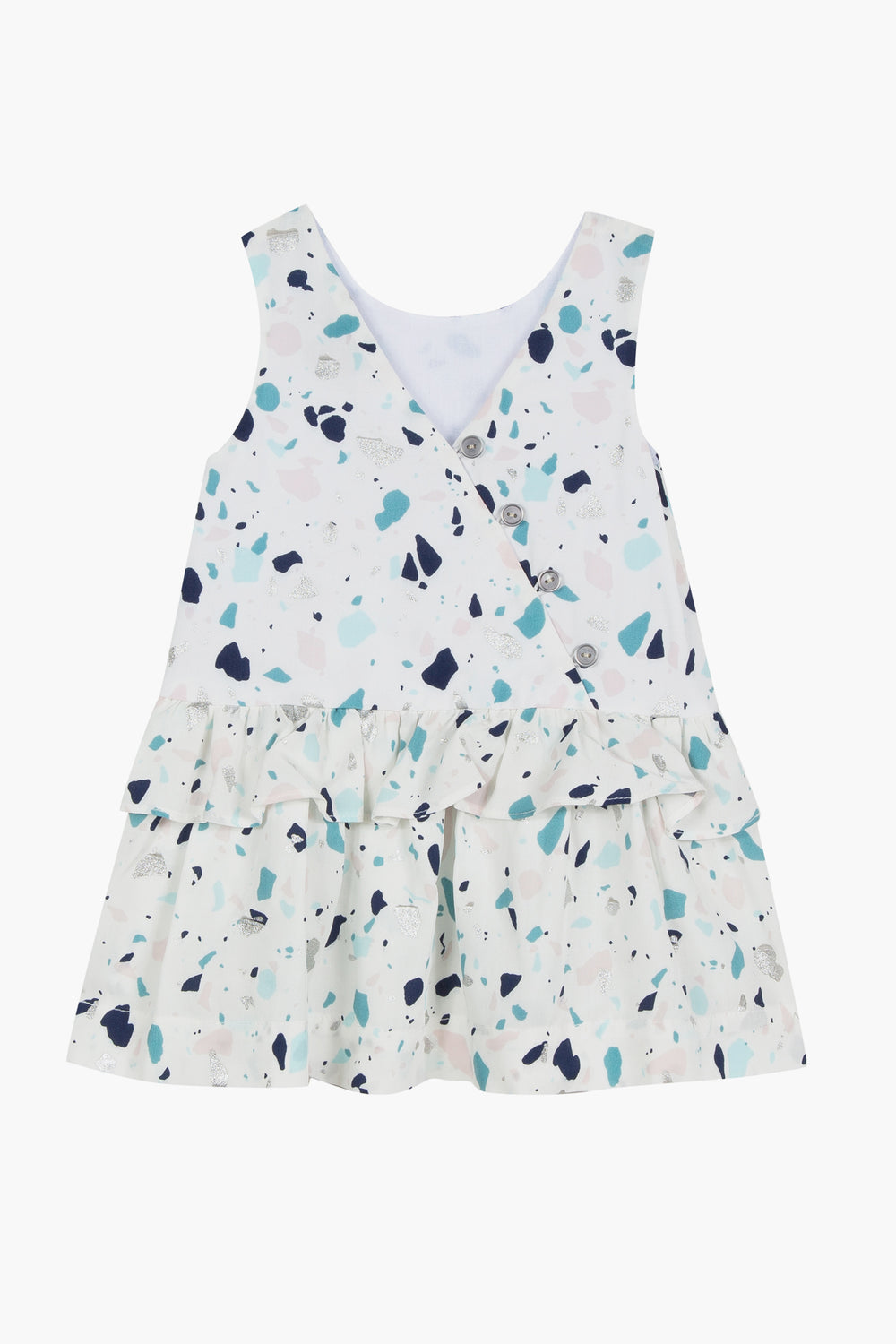 Jean Bourget Aqua Baby Girls Dress