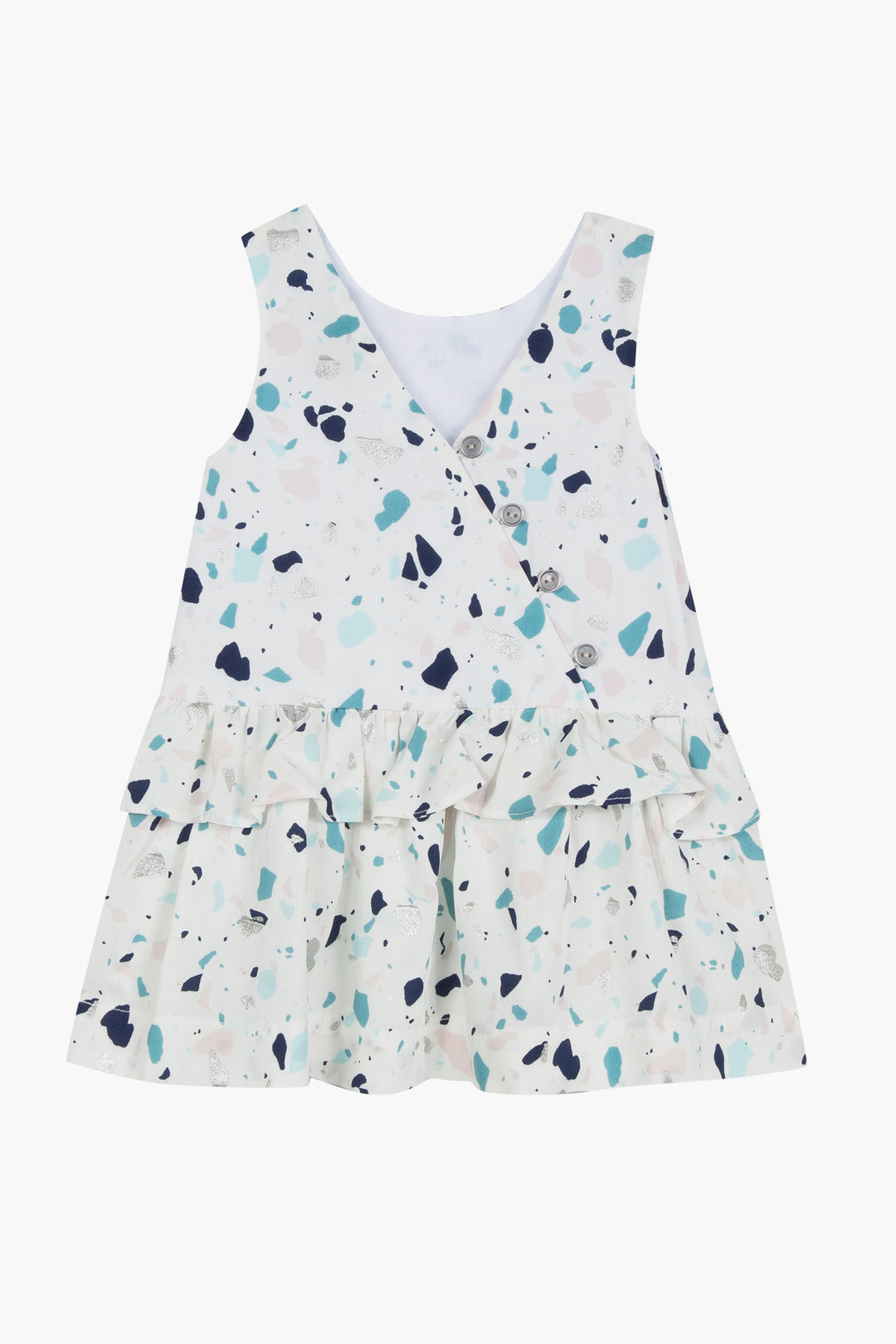 Jean Bourget Aqua Baby Girls Dress