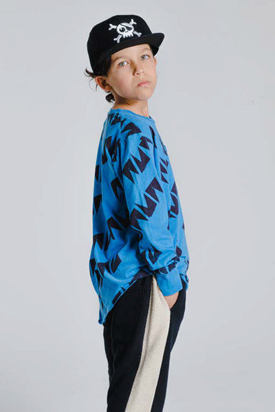 Boys Shirt Nununu Long Sleeve - Blue