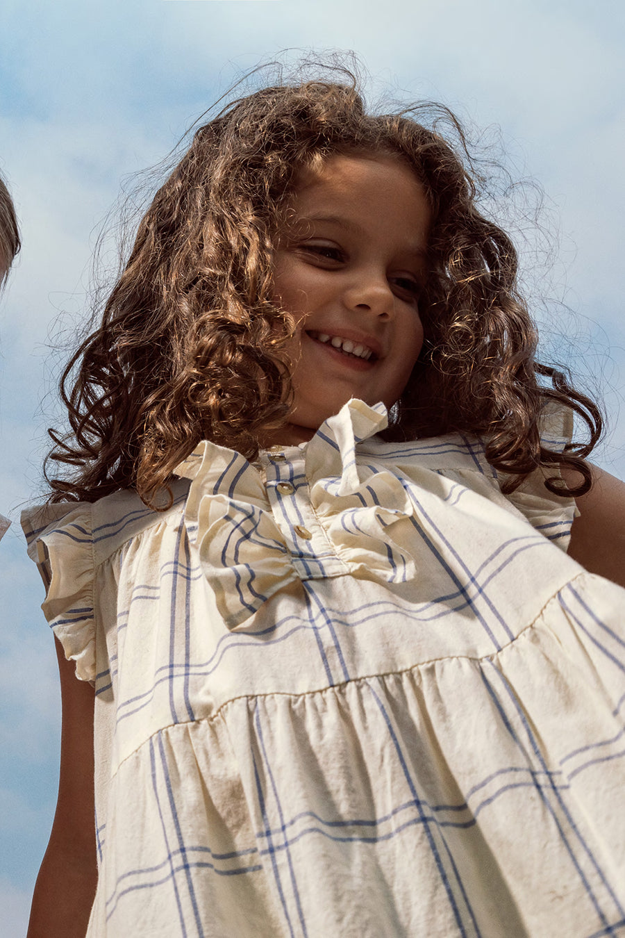 Girls Dress MarMar Copenhagen Dasha Blue Check Girls Dress MarMar Copenhagen Dasha Blue Check