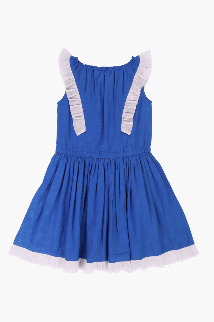 Billieblush Royal Blue Flutter Girls Dress – Mini Ruby