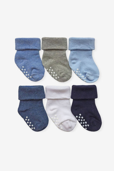 Jefferies Socks Non-Skid Boy's Socks 6-Pack