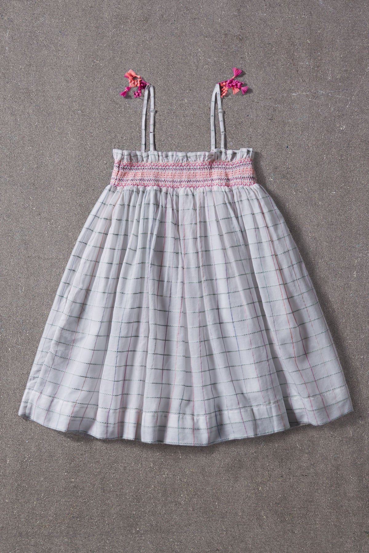 Nellystella Camila Girls Dress - Space Dye Check (Size 3 left) – Mini Ruby