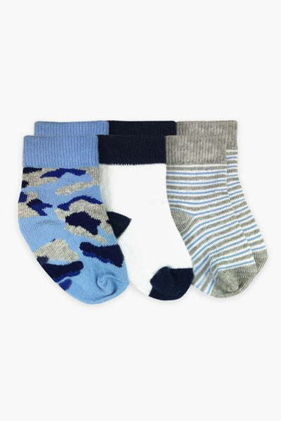 Jefferies Socks Camo Baby Socks 3-Pack