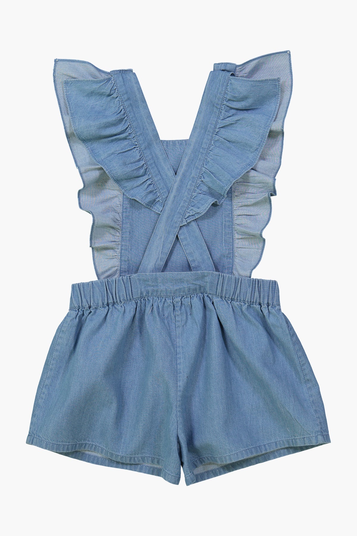 Louis Louise Cleopatre Girls Overall Romper – Mini Ruby