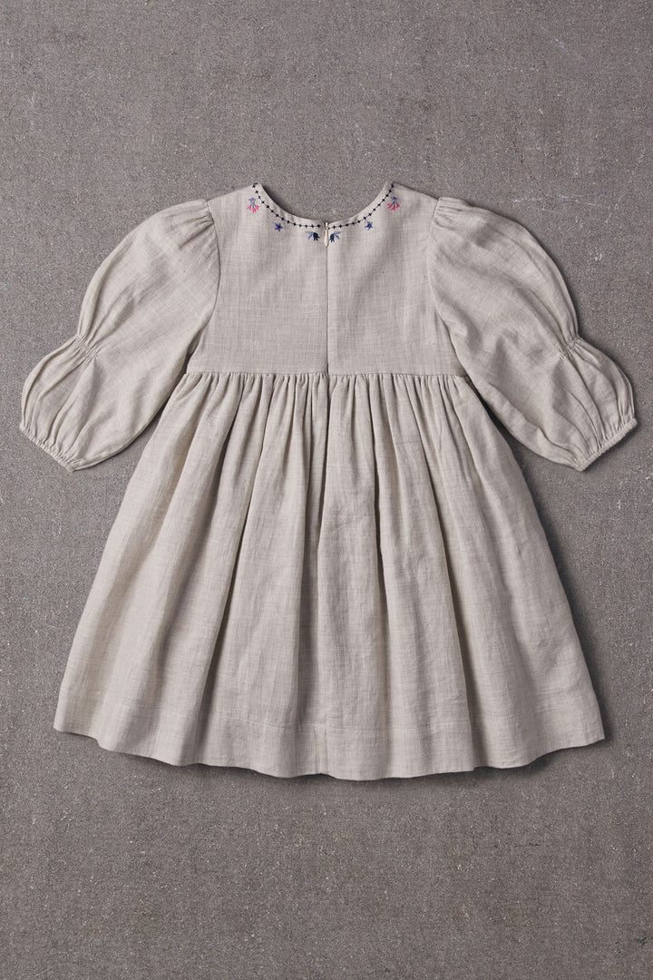 Nellystella Clover Dress - Oatmeal