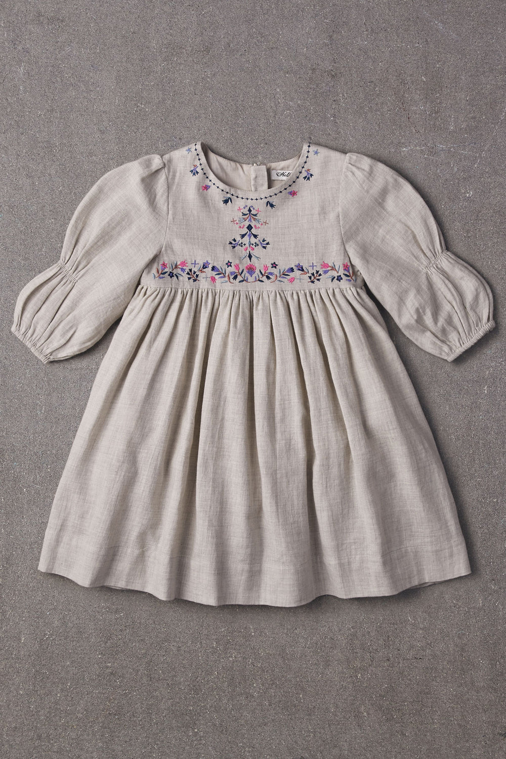 Nellystella Clover Dress - Oatmeal