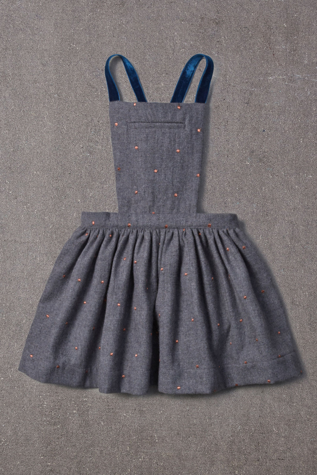 Nellystella Ella Dress - Grey Polka Dot