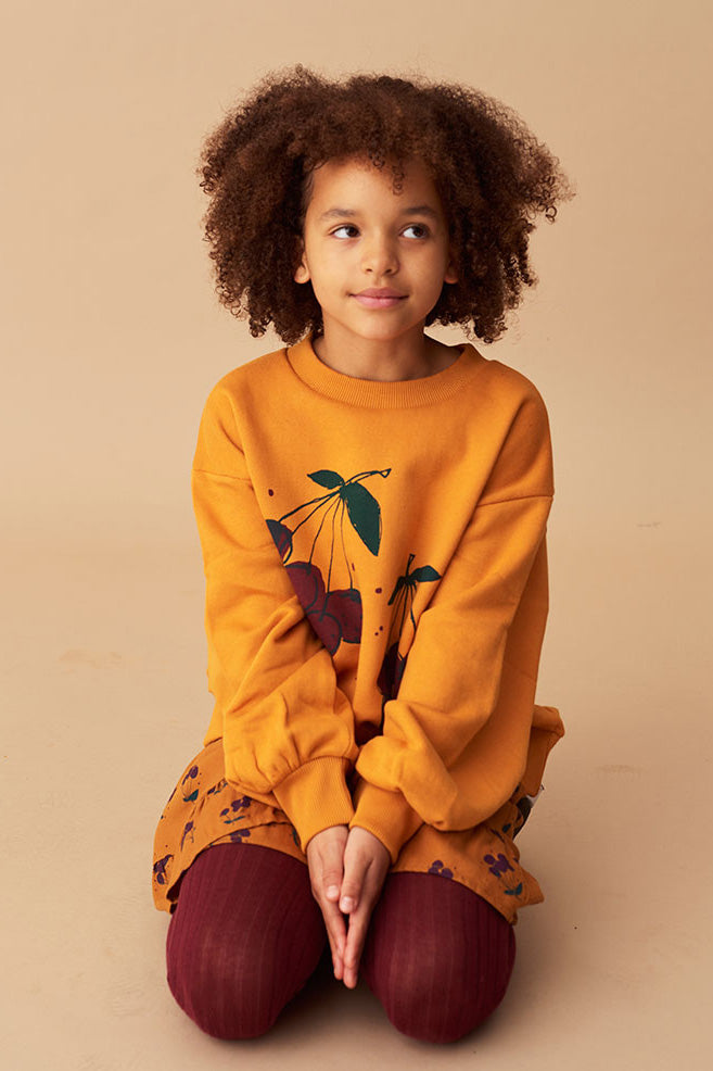 Haut Sweat à Manches Longues Soft Gallery Fille - Taille 6 - Navy Avec Papillon Doré - Neuf Avec étiquettes