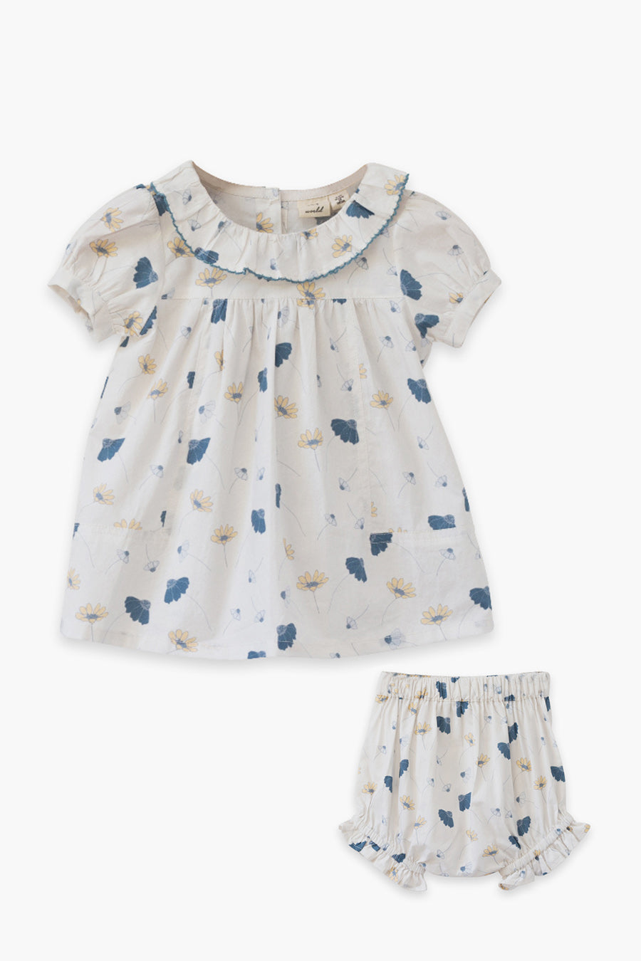 Girls Shirt Beet World Emily Blue Floral Set