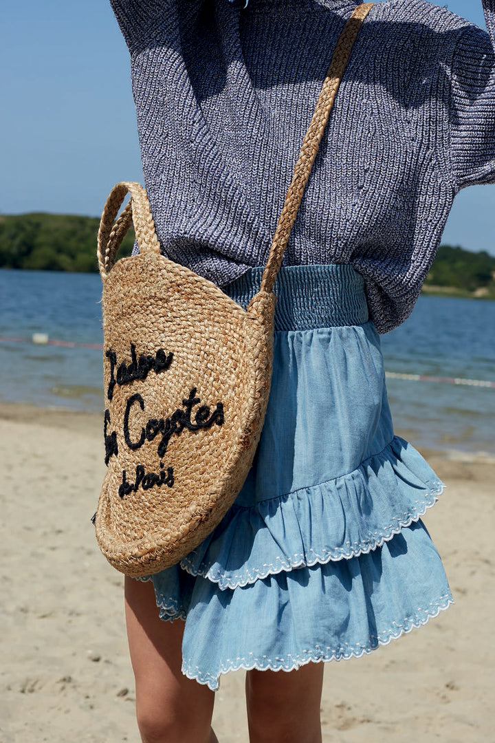 Les Coyotes de Paris Esti Chambray Skirt